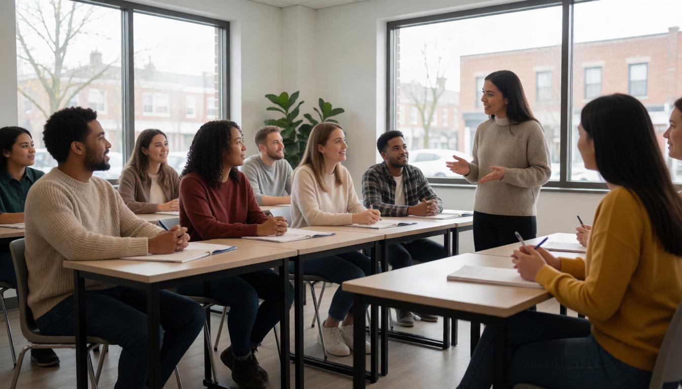 Learn languages in a focused small group